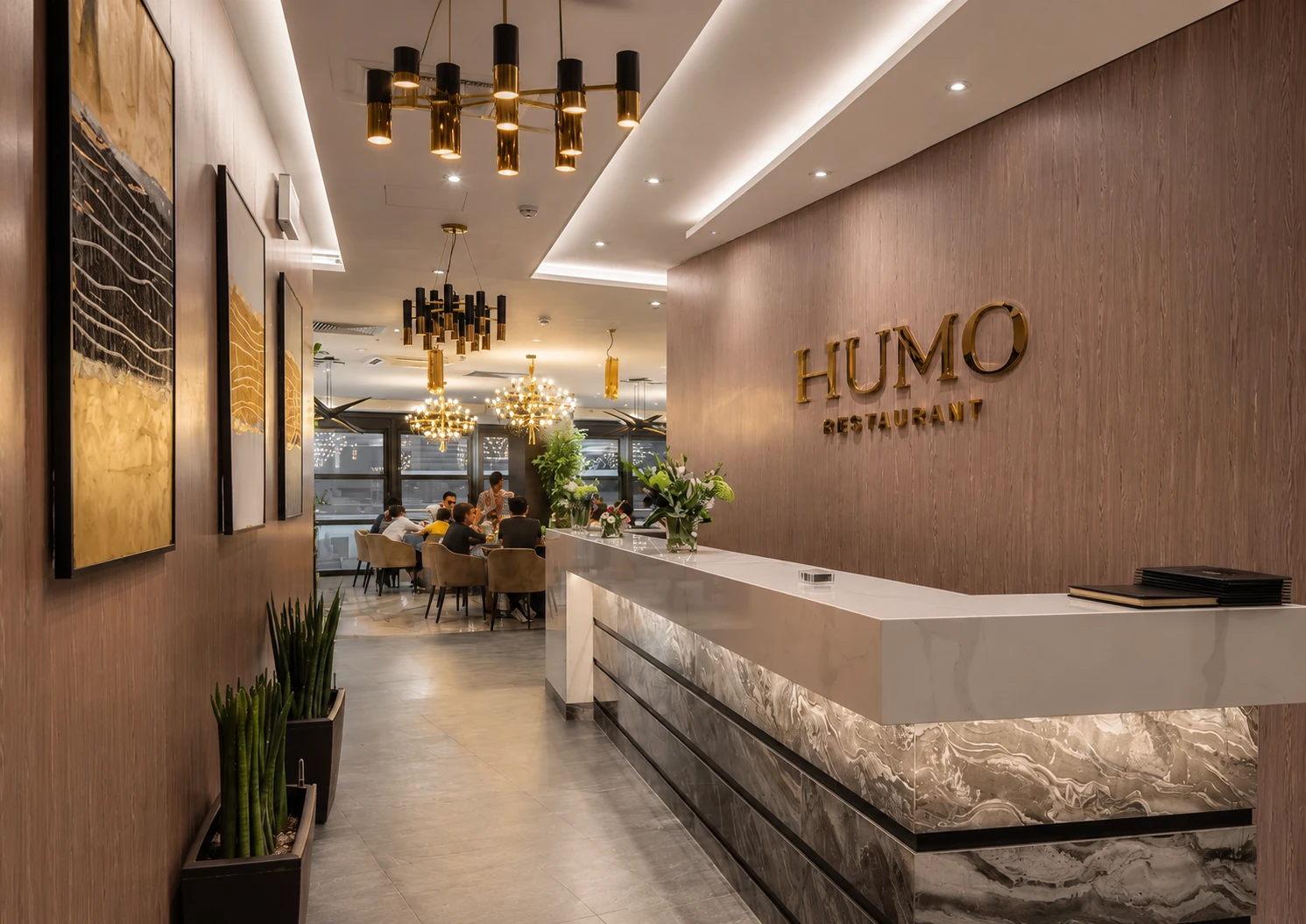 Ресторан Humo — VIP-ужин на боксёрском вечере